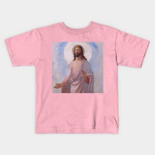 Saint Jesus for Christmas in watercolors Kids T-Shirt